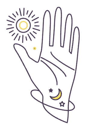 Sun Hand Icon